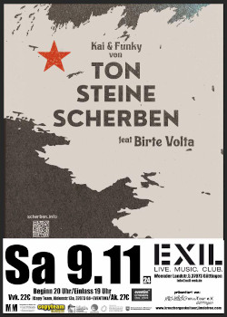 Kai & Funky von TON STEINE SCHERBEN feat. Birte Volta *live* im EXIL (Veranstaltung des Kreuzberg on KulTour e.V.)