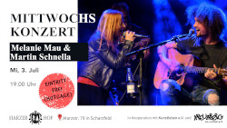 Melanie Mau & Martin Schnella *live* im Harzer Hof Scharzfeld