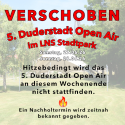 VERLEGT! 5. Duderstadt Open Air