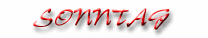 Sonntag